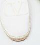 Valentino Vintage Pre-owned Canvas flats White Dames - Thumbnail 8