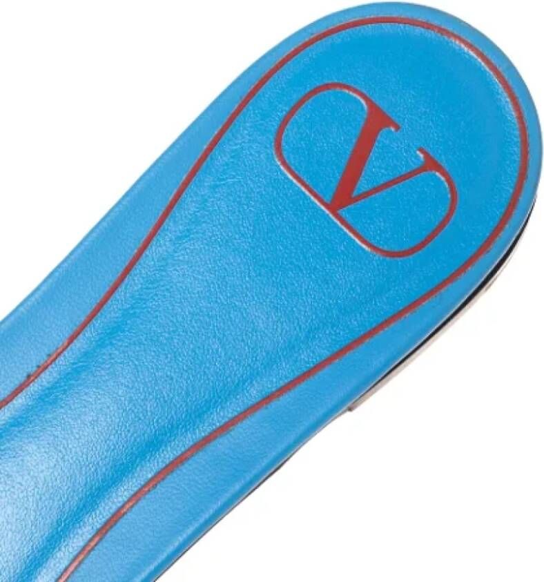 Valentino Vintage Pre-owned Canvas sandals Blue Dames