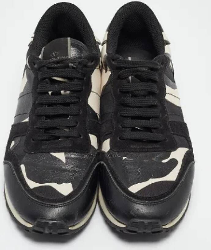 Valentino Vintage Pre-owned Canvas sneakers Black Dames