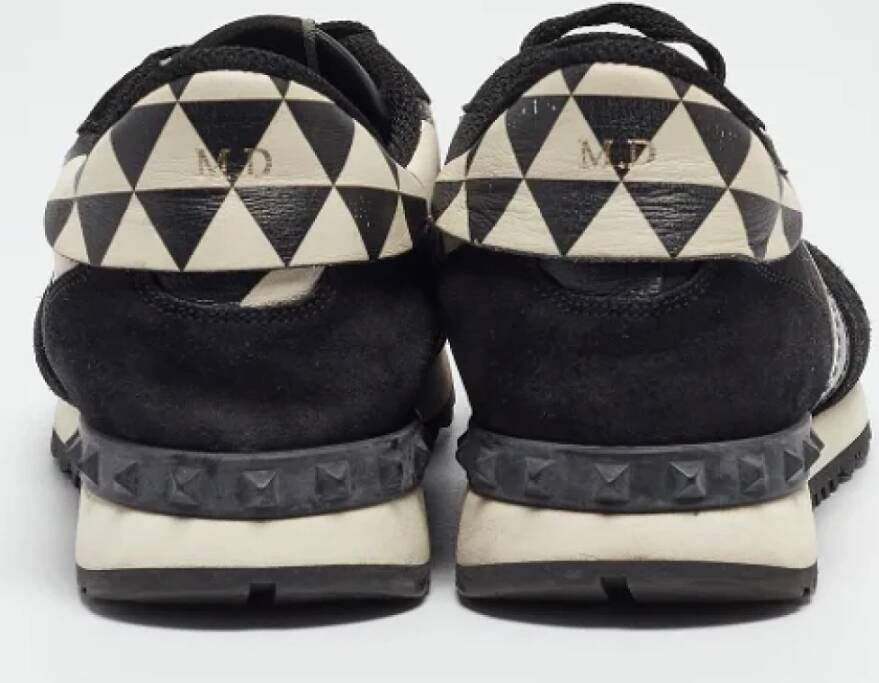 Valentino Vintage Pre-owned Canvas sneakers Black Dames
