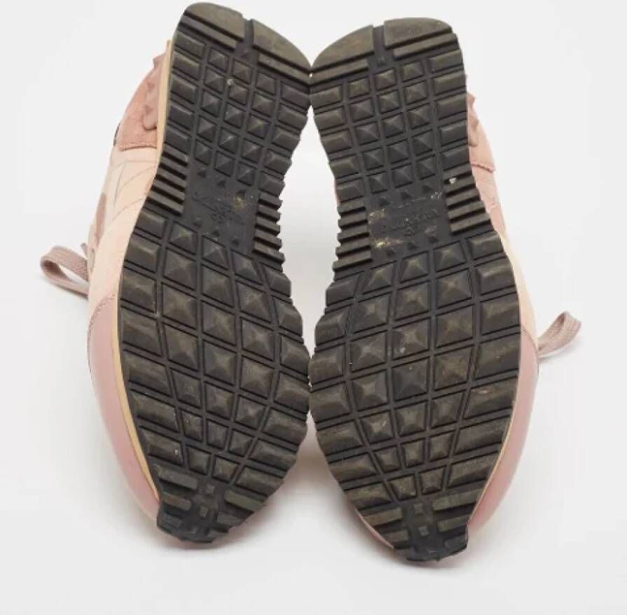 Valentino Vintage Pre-owned Canvas sneakers Pink Dames