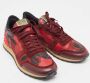 Valentino Vintage Pre-owned Canvas sneakers Red Heren - Thumbnail 4