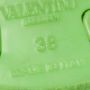 Valentino Vintage Pre-owned Fabric flats Green Dames - Thumbnail 8