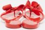 Valentino Vintage Pre-owned Fabric flats Red Dames - Thumbnail 5
