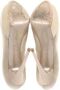 Valentino Vintage Pre-owned Fabric heels Beige Dames - Thumbnail 4