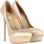 Valentino Vintage Pre-owned Fabric heels Beige Dames - Thumbnail 5