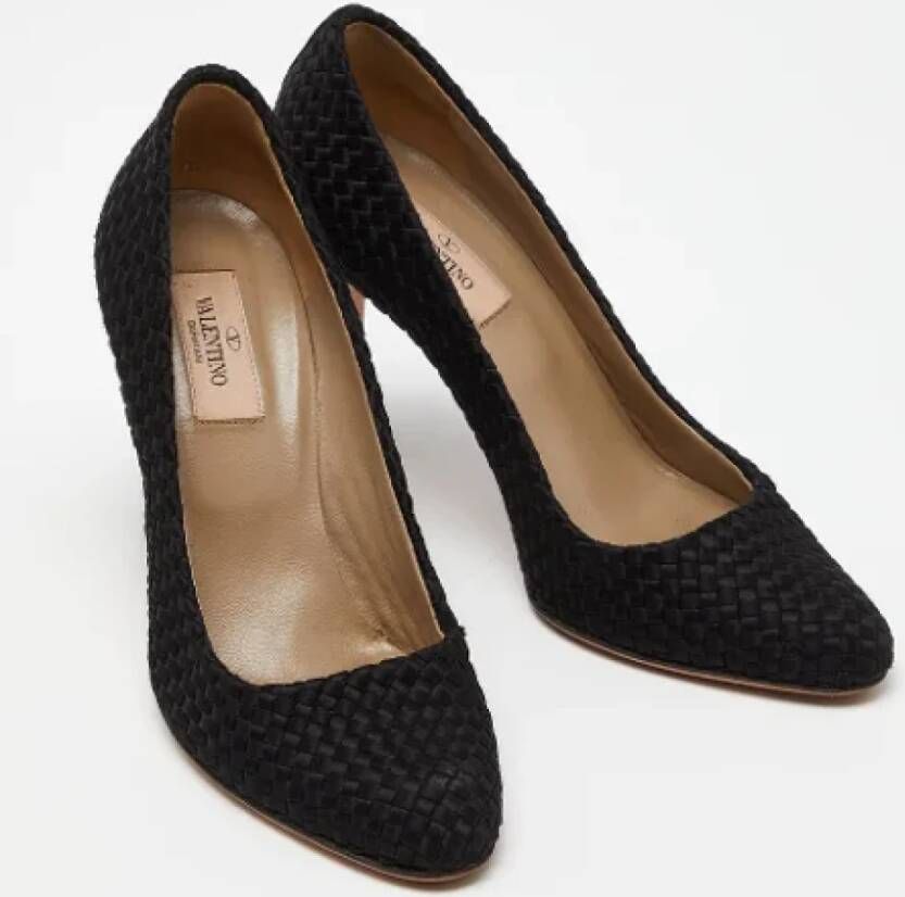 Valentino Vintage Pre-owned Fabric heels Black Dames