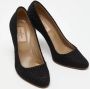 Valentino Vintage Pre-owned Fabric heels Black Dames - Thumbnail 4