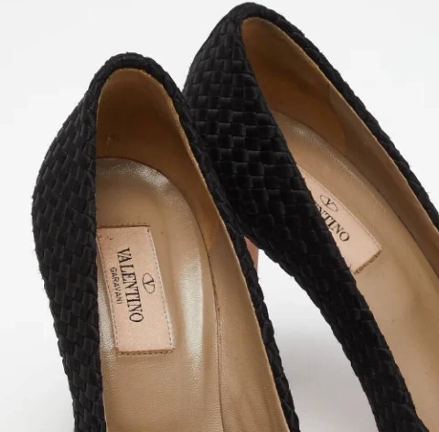 Valentino Vintage Pre-owned Fabric heels Black Dames