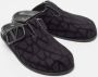 Valentino Vintage Pre-owned Fabric mules Black Dames - Thumbnail 3