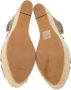 Valentino Vintage Pre-owned Fabric sandals Beige Dames - Thumbnail 5