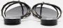 Valentino Vintage Pre-owned Fabric sandals Black Dames - Thumbnail 5