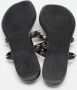 Valentino Vintage Pre-owned Fabric sandals Black Dames - Thumbnail 6