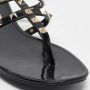 Valentino Vintage Pre-owned Fabric sandals Black Dames - Thumbnail 7