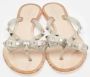 Valentino Vintage Pre-owned Fabric sandals Gray Dames - Thumbnail 3