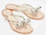 Valentino Vintage Pre-owned Fabric sandals Gray Dames - Thumbnail 4