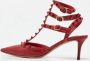 Valentino Vintage Pre-owned Fabric sandals Red Dames - Thumbnail 2