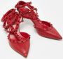 Valentino Vintage Pre-owned Fabric sandals Red Dames - Thumbnail 4