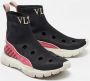 Valentino Vintage Pre-owned Fabric sneakers Black Dames - Thumbnail 4