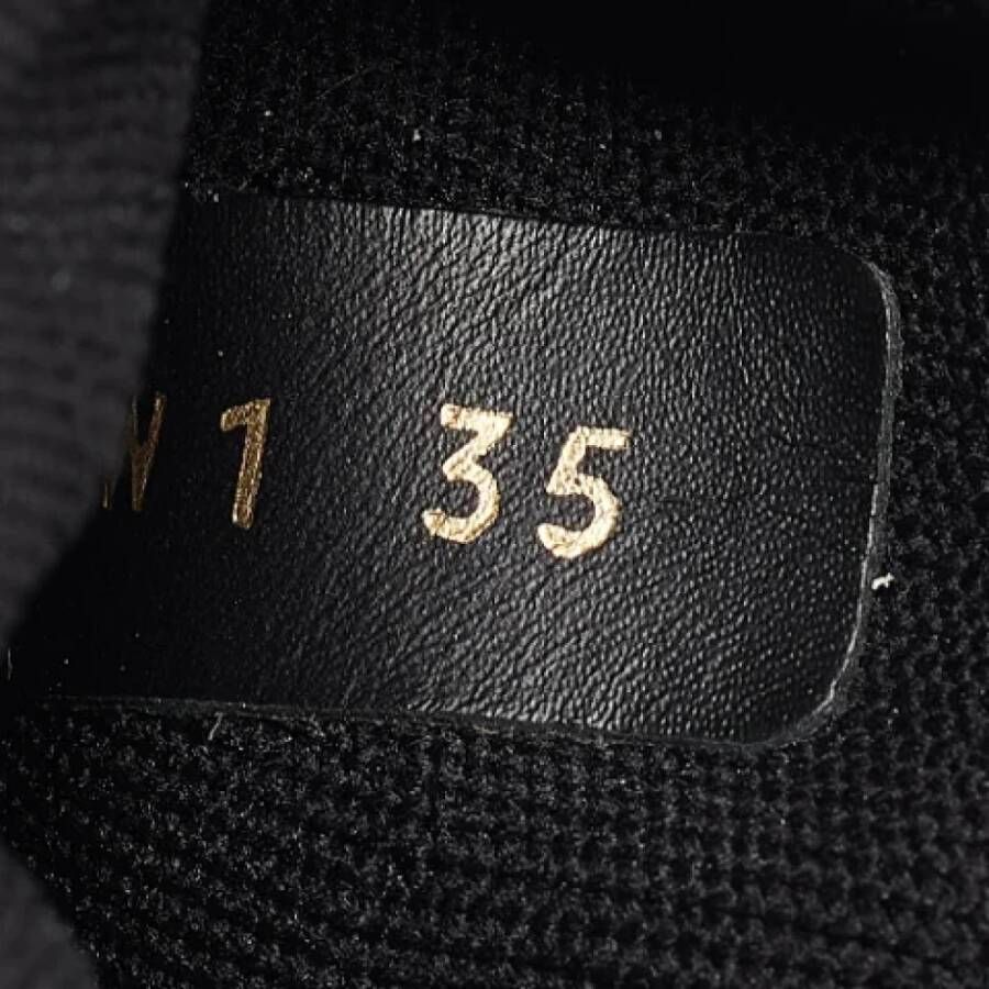 Valentino Vintage Pre-owned Fabric sneakers Black Dames