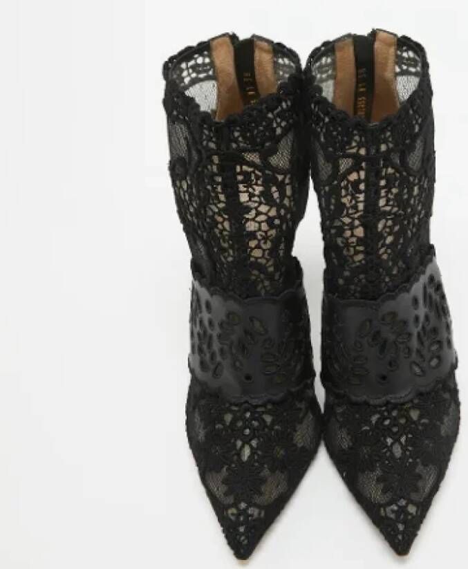 Valentino Vintage Pre-owned Lace boots Black Dames