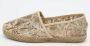 Valentino Vintage Pre-owned Lace flats Beige Dames - Thumbnail 2