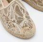 Valentino Vintage Pre-owned Lace flats Beige Dames - Thumbnail 7