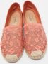 Valentino Vintage Pre-owned Lace flats Orange Dames - Thumbnail 3