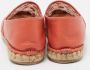 Valentino Vintage Pre-owned Lace flats Orange Dames - Thumbnail 5