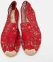 Valentino Vintage Pre-owned Lace flats Red Dames - Thumbnail 3