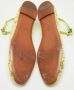 Valentino Vintage Pre-owned Lace flats Yellow Dames - Thumbnail 6