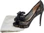Valentino Vintage Pre-owned Lace heels Black Dames - Thumbnail 7