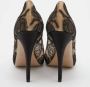 Valentino Vintage Pre-owned Lace heels Black Dames - Thumbnail 5