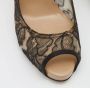 Valentino Vintage Pre-owned Lace heels Black Dames - Thumbnail 8