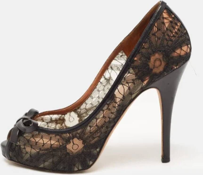Valentino Vintage Pre-owned Lace heels Black Dames