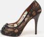 Valentino Vintage Pre-owned Lace heels Black Dames - Thumbnail 2