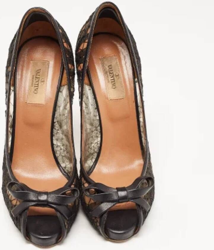 Valentino Vintage Pre-owned Lace heels Black Dames