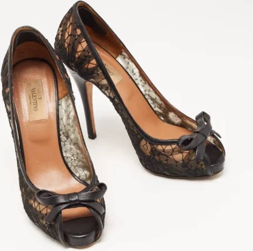 Valentino Vintage Pre-owned Lace heels Black Dames