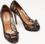 Valentino Vintage Pre-owned Lace heels Black Dames - Thumbnail 4