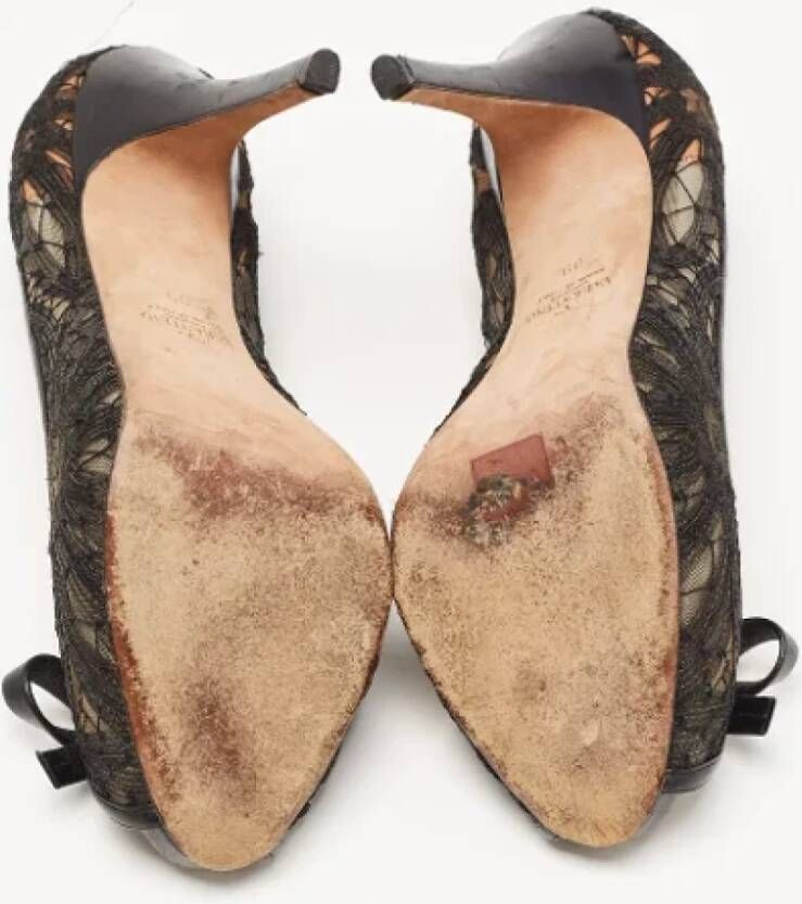 Valentino Vintage Pre-owned Lace heels Black Dames