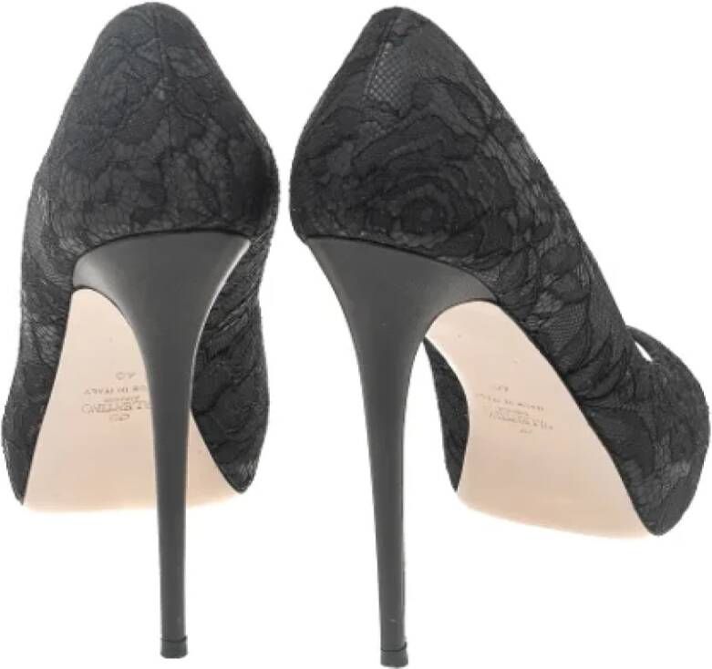 Valentino Vintage Pre-owned Lace heels Black Dames