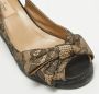 Valentino Vintage Pre-owned Lace sandals Beige Dames - Thumbnail 7