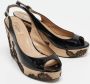 Valentino Vintage Pre-owned Lace sandals Black Dames - Thumbnail 4