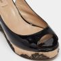 Valentino Vintage Pre-owned Lace sandals Black Dames - Thumbnail 7