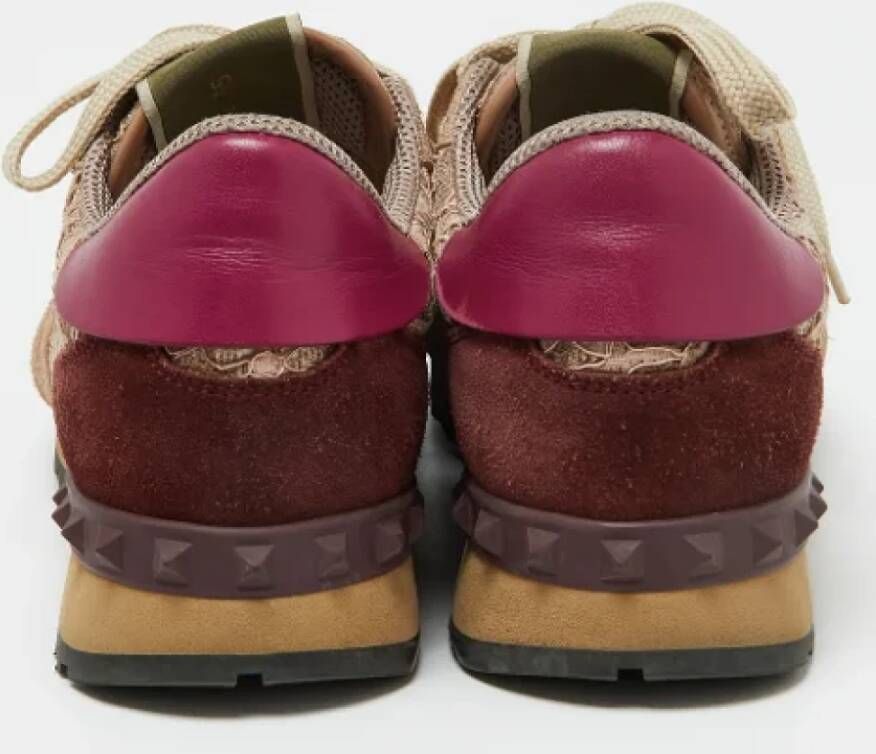 Valentino Vintage Pre-owned Lace sneakers Beige Dames