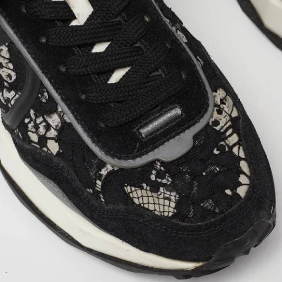 Valentino Vintage Pre-owned Lace sneakers Black Dames