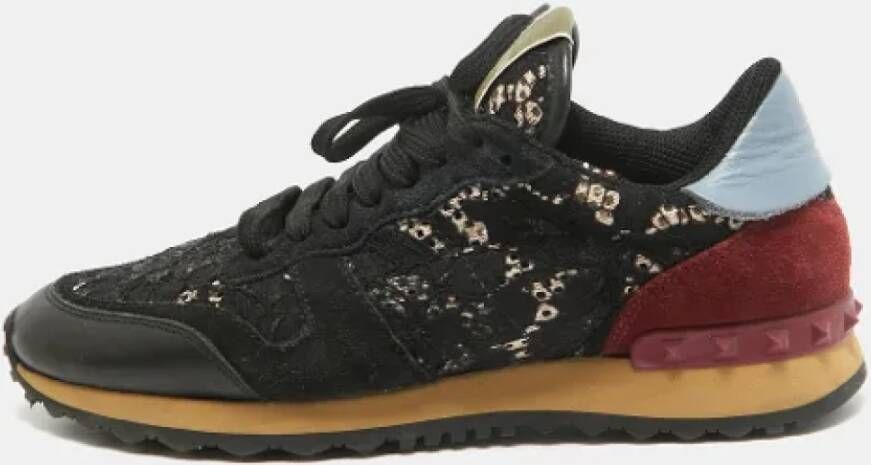 Valentino Vintage Pre-owned Lace sneakers Black Dames