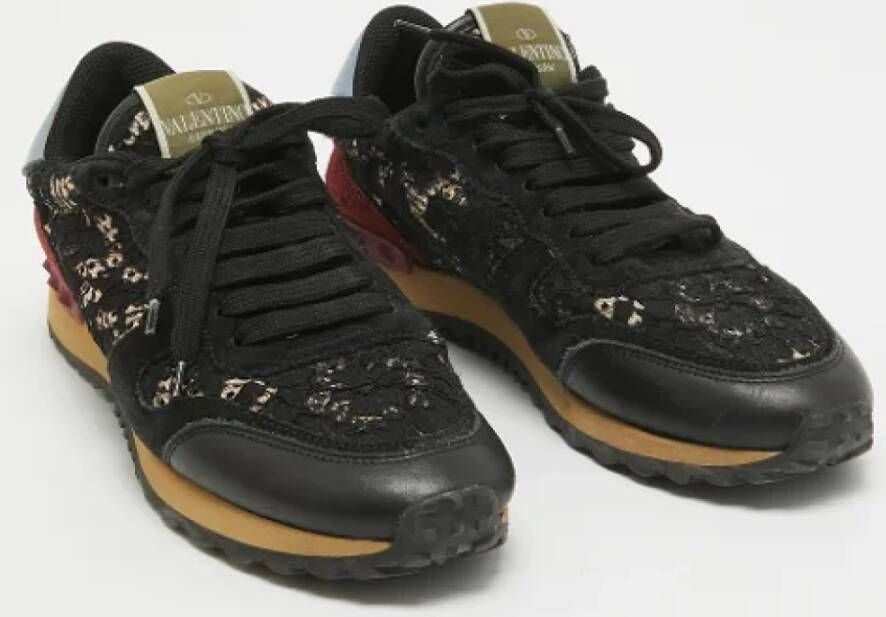 Valentino Vintage Pre-owned Lace sneakers Black Dames