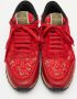 Valentino Vintage Pre-owned Lace sneakers Red Dames - Thumbnail 3