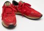 Valentino Vintage Pre-owned Lace sneakers Red Dames - Thumbnail 4
